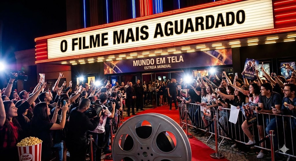 Fãs aguardando o trailer Avengers Doomsday Super Bowl no Mundo em Tela.