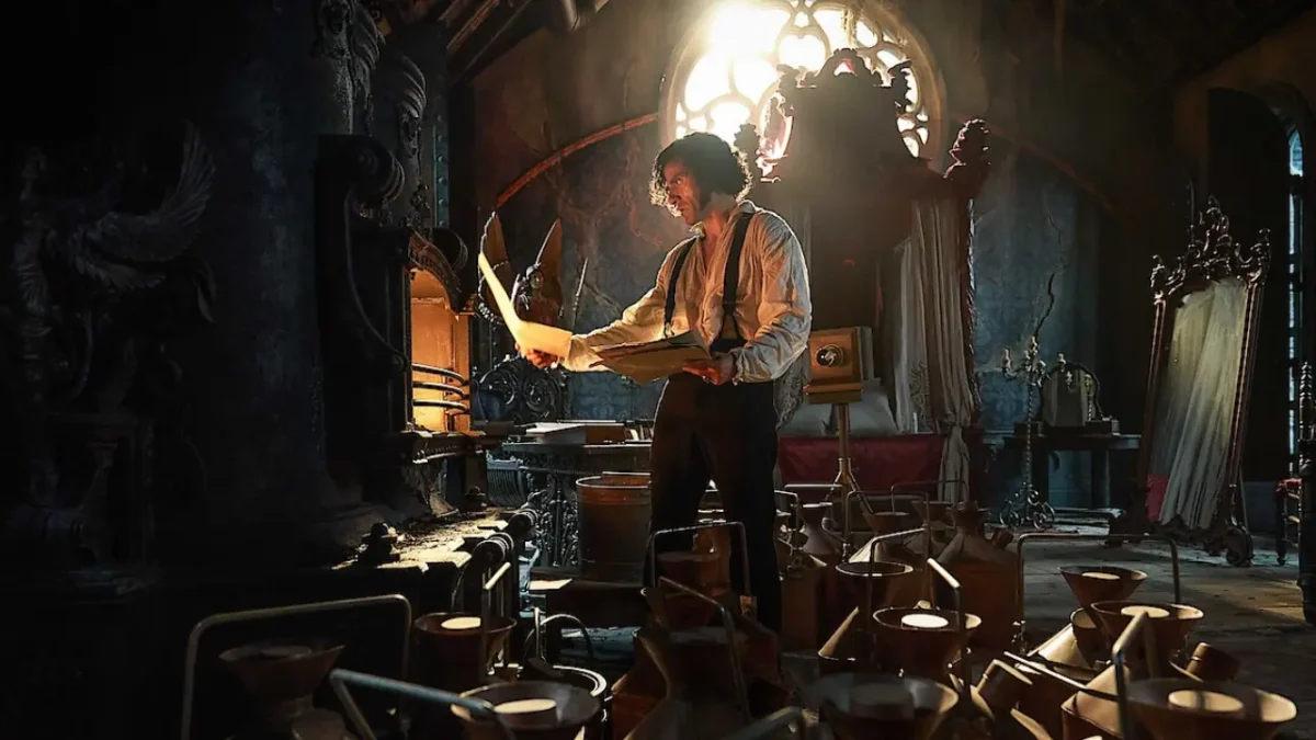 Contexto histórico e análise de Frankenstein Del Toro do laboratório.