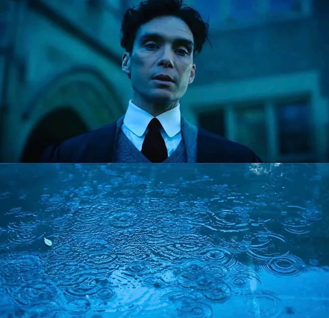 Oppenheimer: Uma Análise Profunda sobre Ética e Destruição Reflexo de Oppenheimer na água com ondulações.