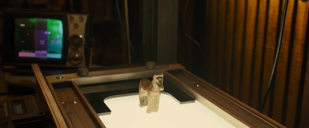 O cavalo de madeira em Blade Runner 2049.
