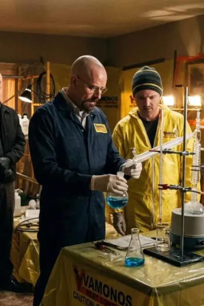 Walter White no deserto durante a 5ª temporada de Breaking Bad.