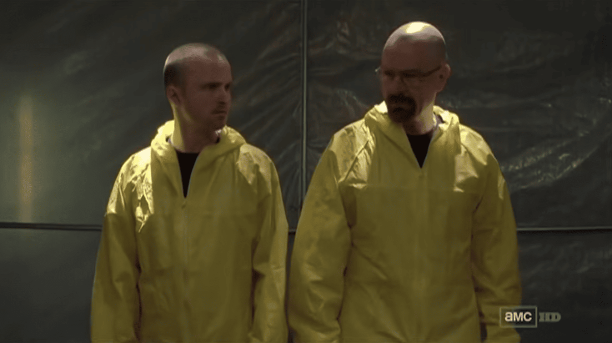 Walter, Jesse e Mike organizando a nova operação de metanfetamina.