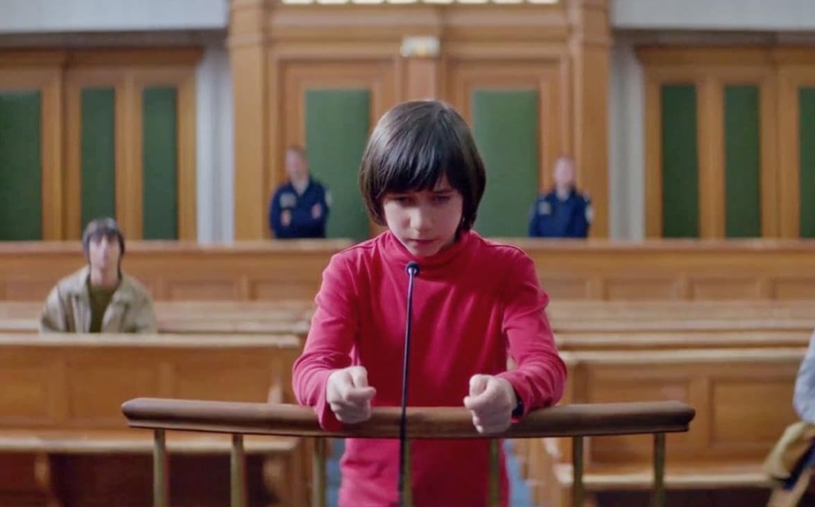 Depoimento de Daniel no filme Anatomia de uma Queda.