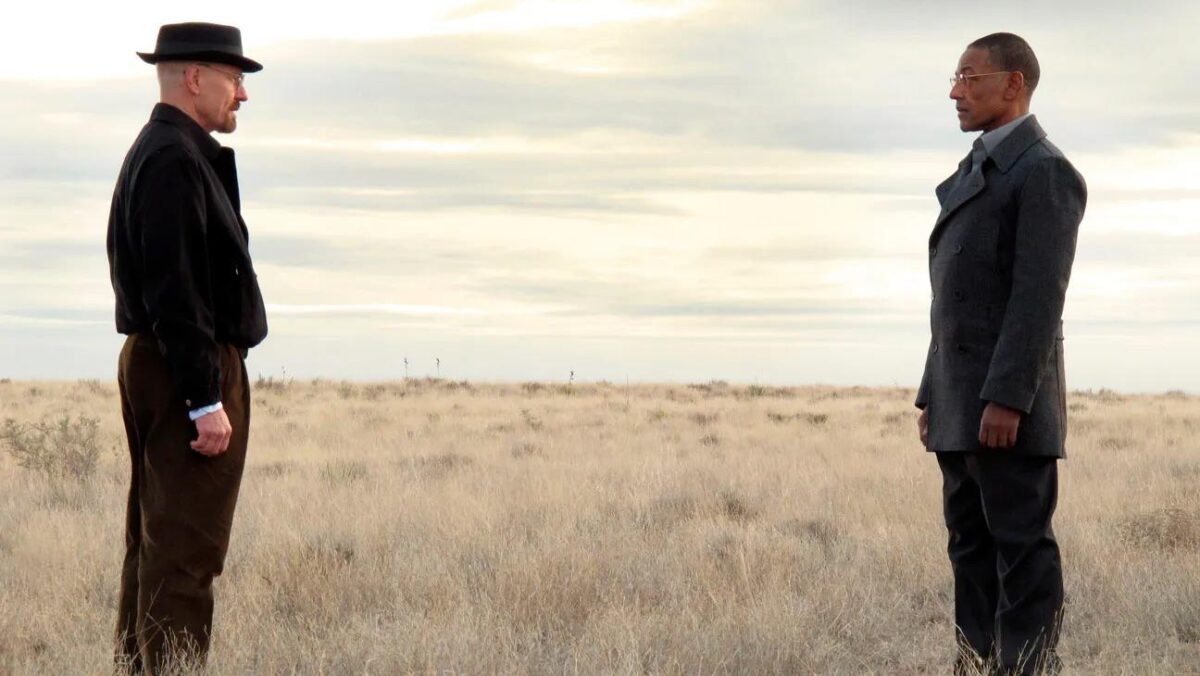 Gus Fring impondo sua autoridade sobre Walter White.