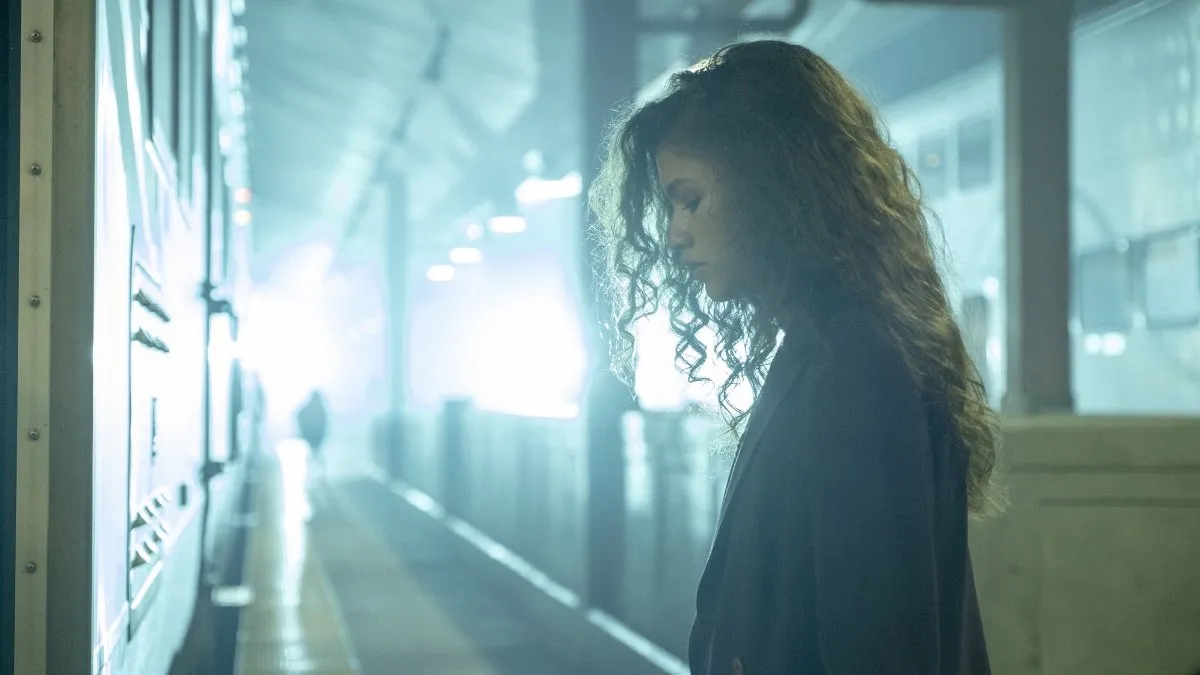Rue Bennett após a despedida de Jules no final da primeira temporada de Euphoria.